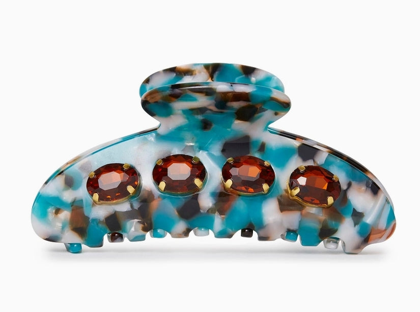 Lele Sadoughi Large Crystal Claw Clip