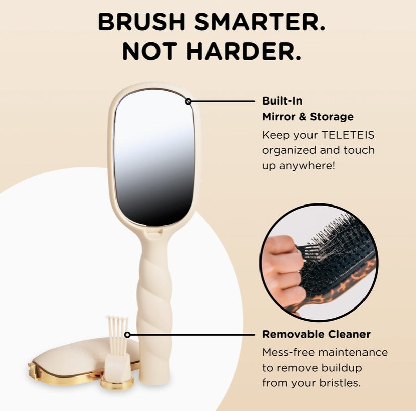 Teleties: Boar Bristle Hair Brush