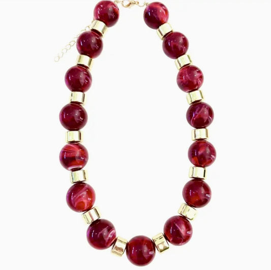 Jessica Chunky Beaded Necklace