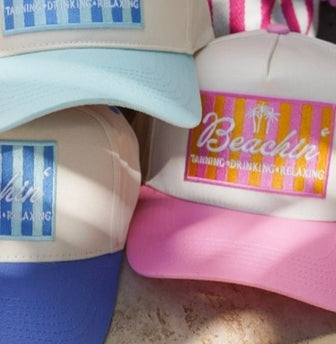 Beachin' Vintage Trucker Hat