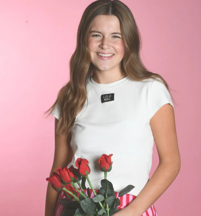 LULU MAC: White Baby Doll Top