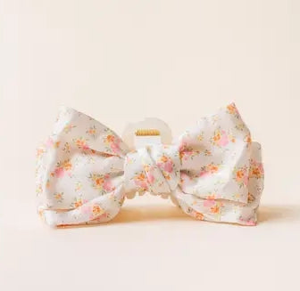Satin Bow Claw Clip