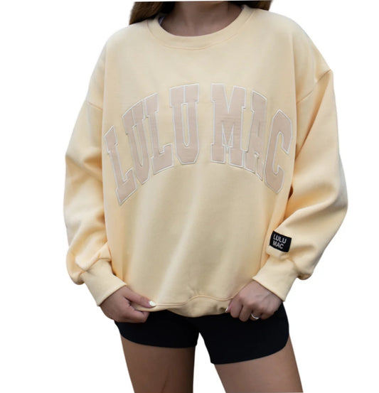LULU MAC Sweatshirt: Monochrome Butter