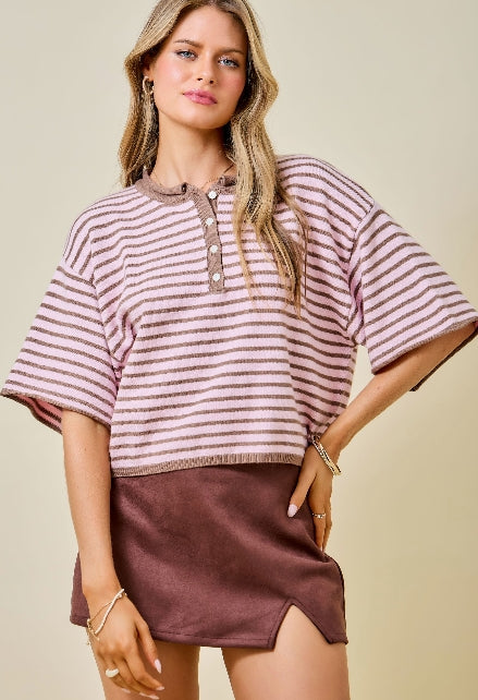 Samantha Striped Sweater