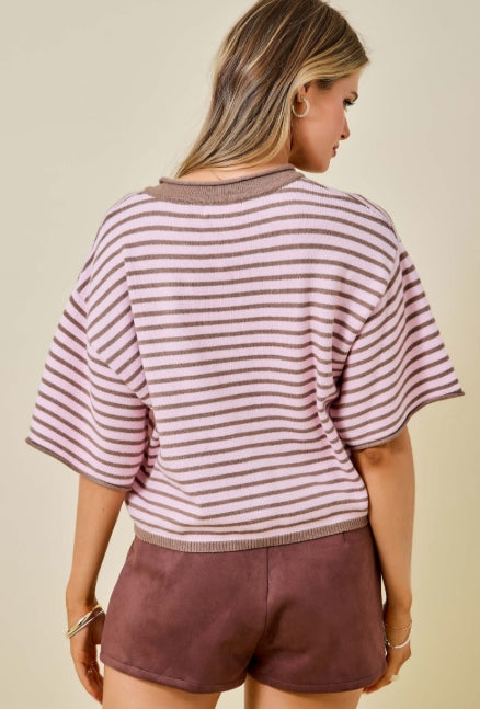Samantha Striped Sweater