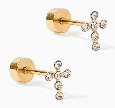 Screwback Stud Earrings