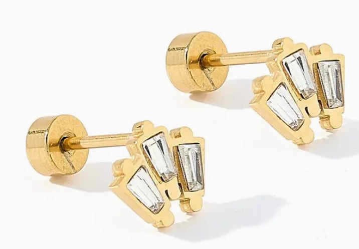 Screwback Stud Earrings