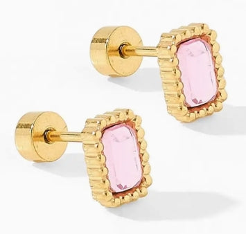 Screwback Stud Earrings