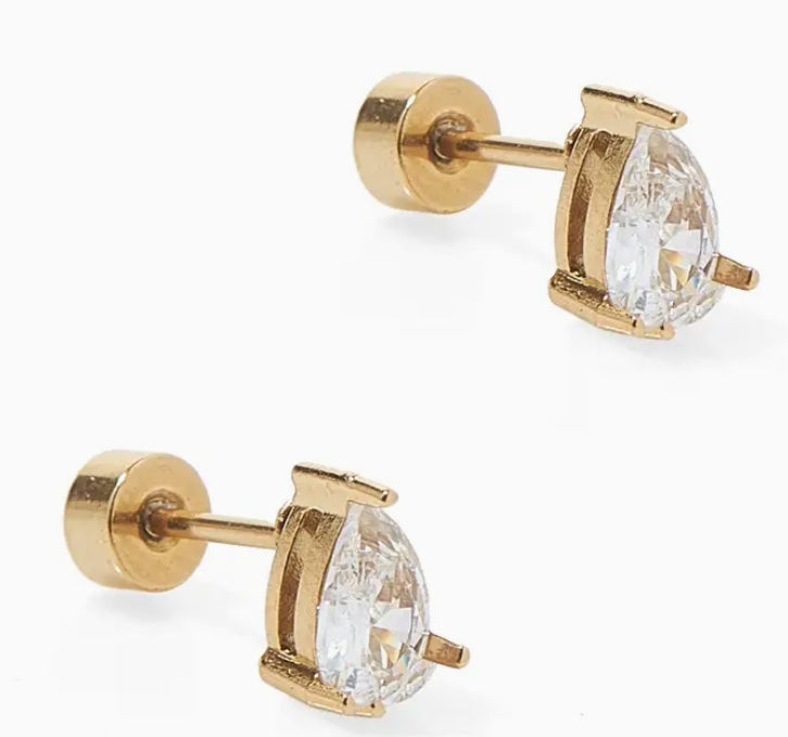 Screwback Stud Earrings