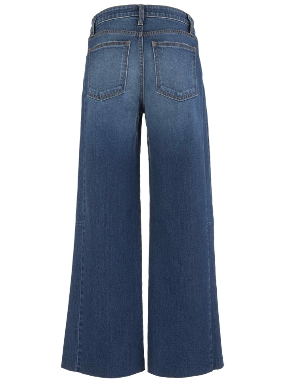 Kut Meg HR WL Side Panel Raw Hem