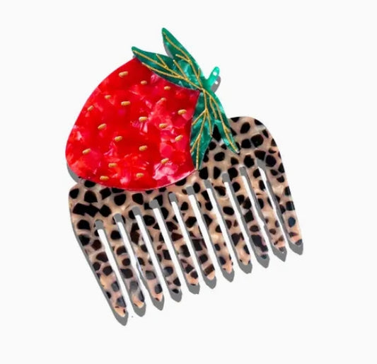 Strawberry Pocket Hair Comb