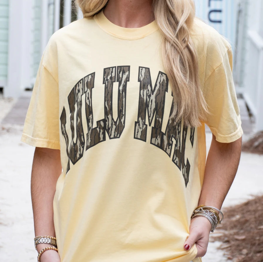LULU MAC: Butter/Bottomland Tee