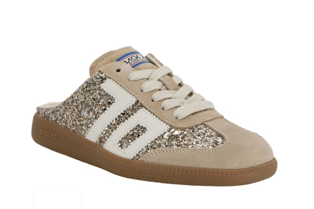 Back 70 Easter Sneaker in Glitter Gold