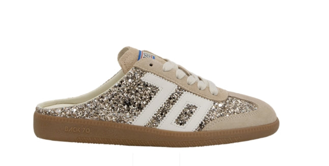 Back 70 Easter Sneaker in Glitter Gold