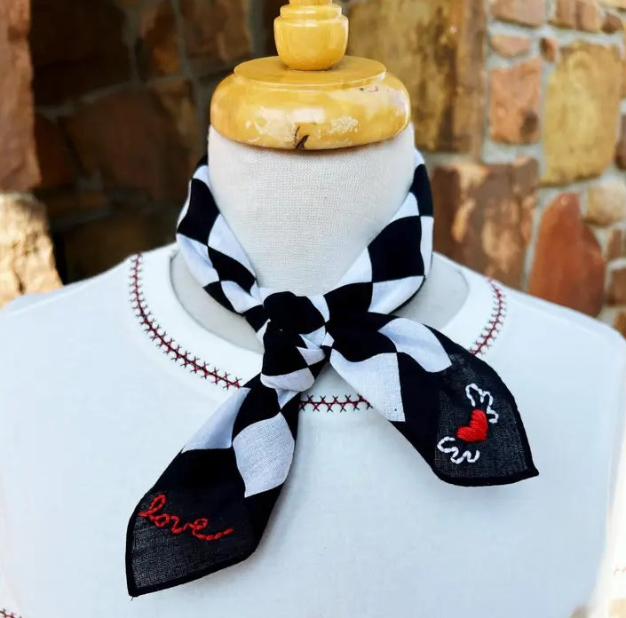 Embroidered Bandana