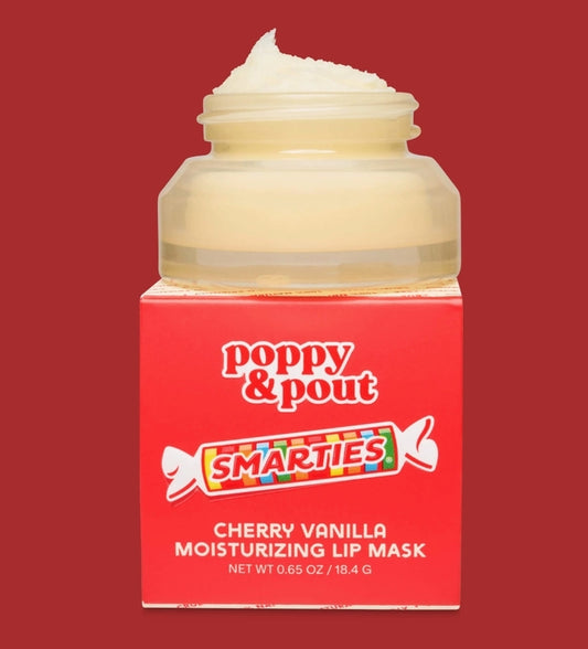 poppy & pout: smarties lip mask
