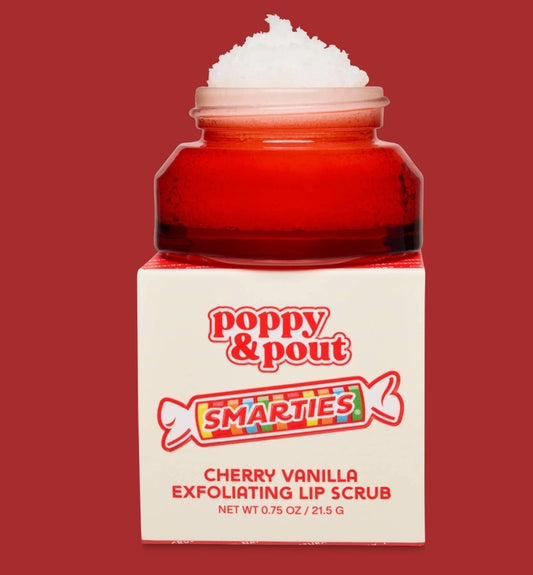 poppy & pout: smarties lip scrub