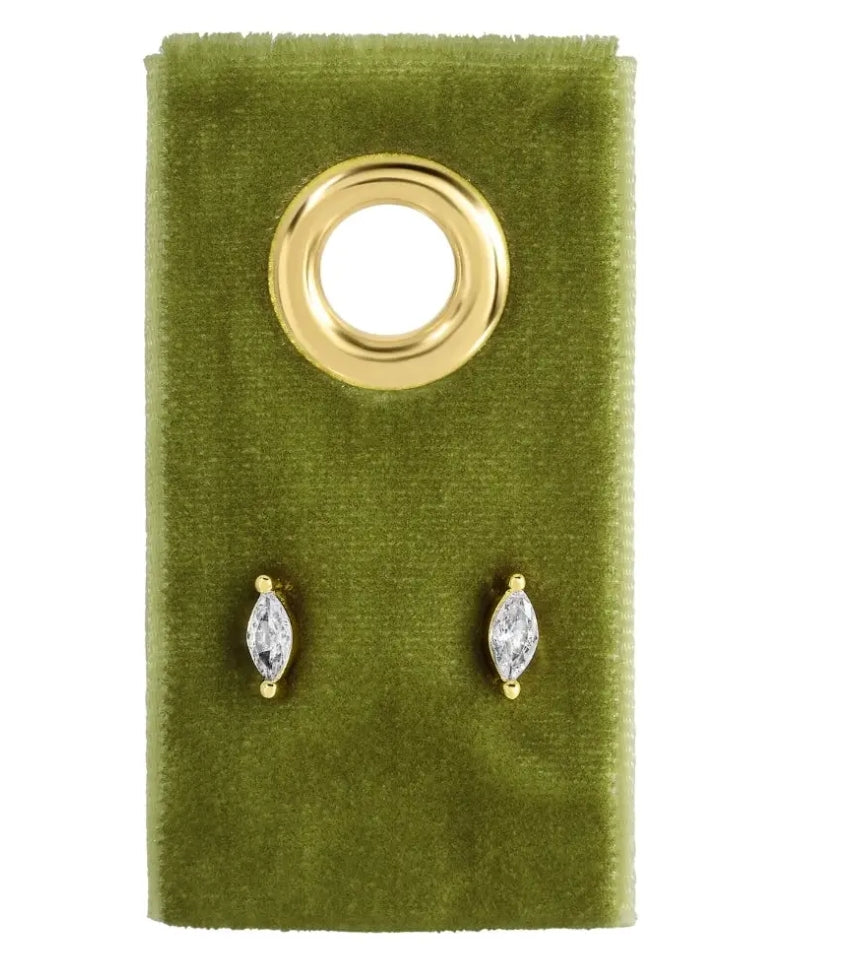 Velvet Tag Studs