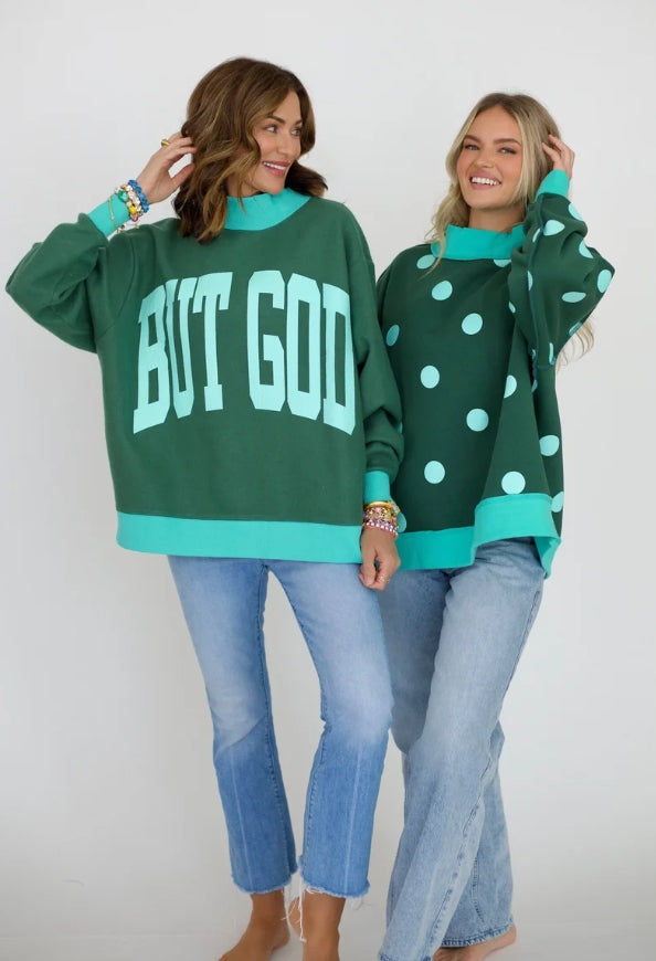 But God Reversible Mockneck