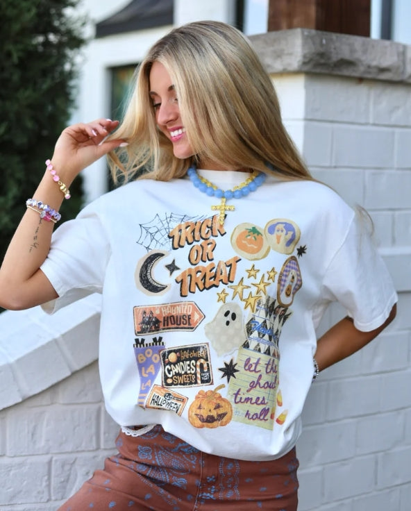Vintage Halloween Collage Tee
