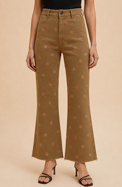 Pastel Polka Dot Jeans