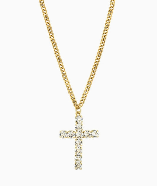 TOVA Angela Cross Necklace