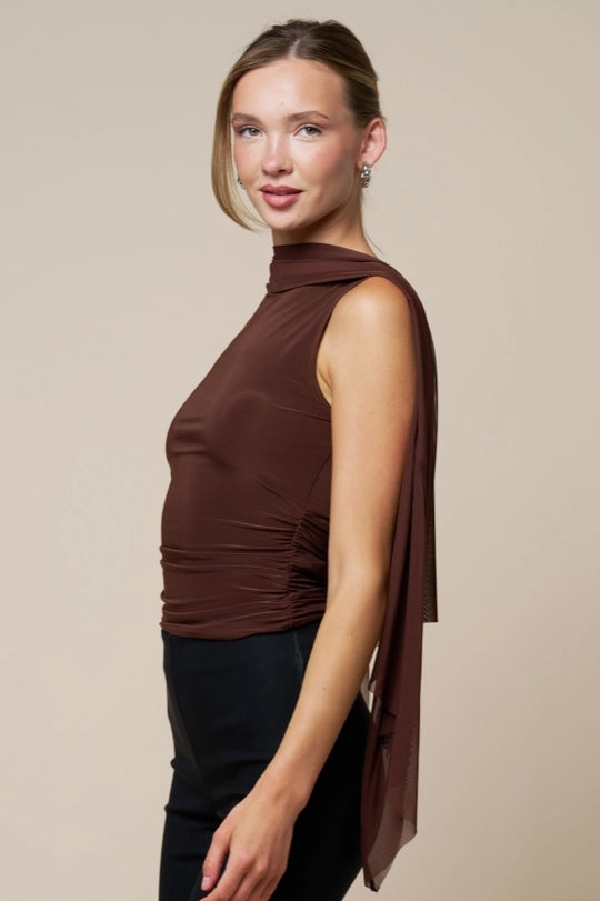 Lennox Sheer Cape Top