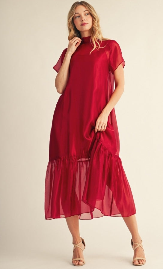Emily Elegant Midi Dress