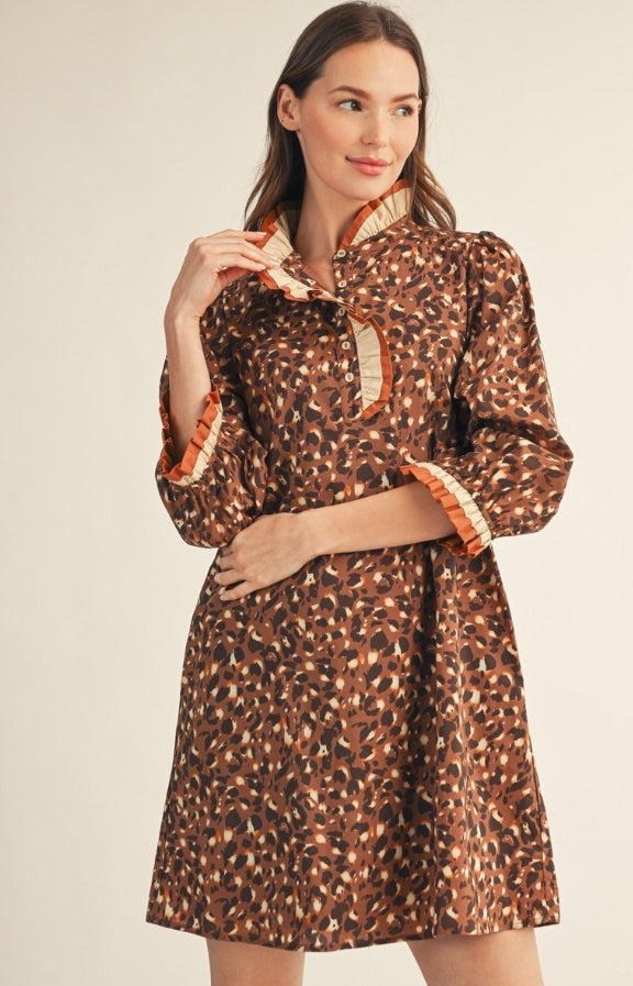 Lenna Leopard Dress