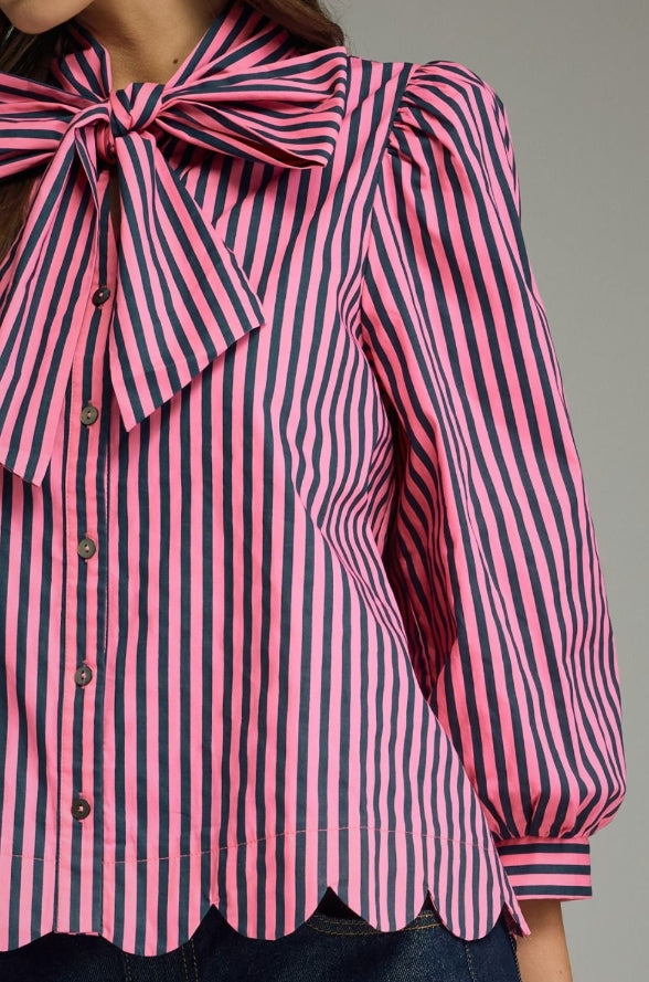 Bella Bow Stripe Top
