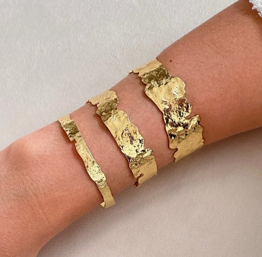 Easton Elle Plated Cuff- Gold