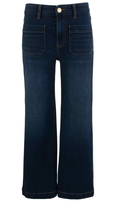 Kut: Meg HR Wide Leg with Patch Pockets