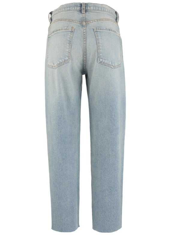 KUT: Kit HR Baggy Straight Raw Hem Ankle Jeans