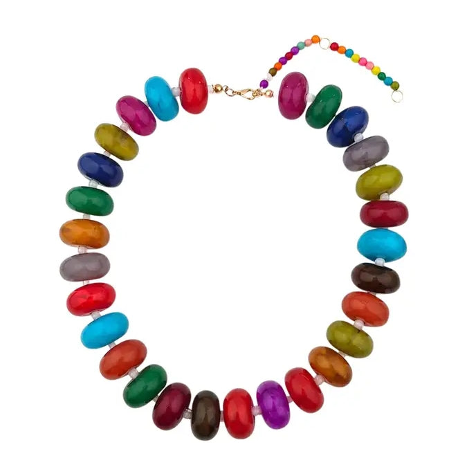 Bailey Chunky Beaded Necklace