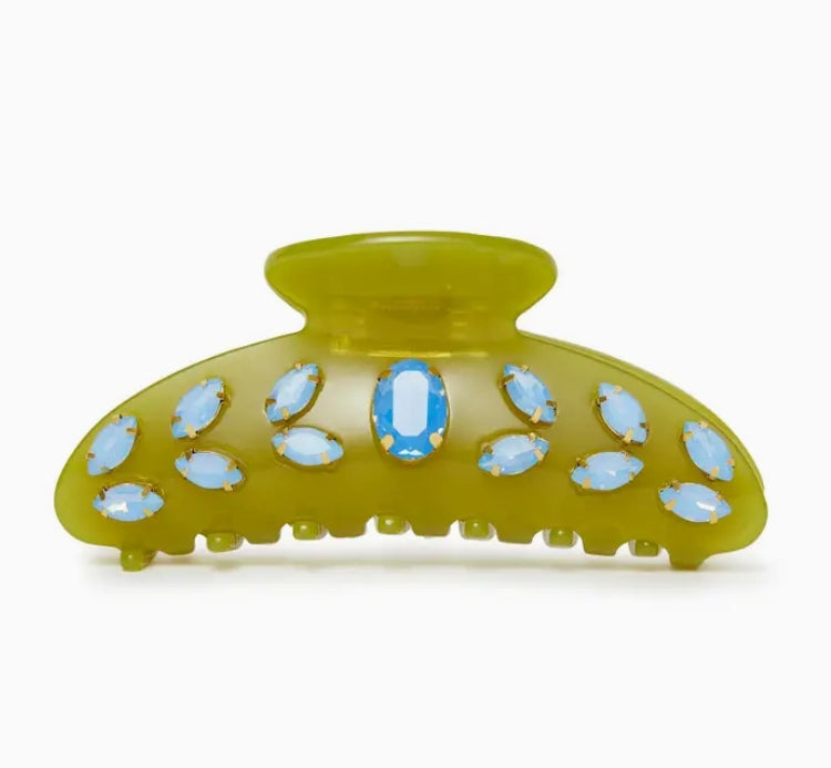 Lele Sadoughi Large Crystal Claw Clip