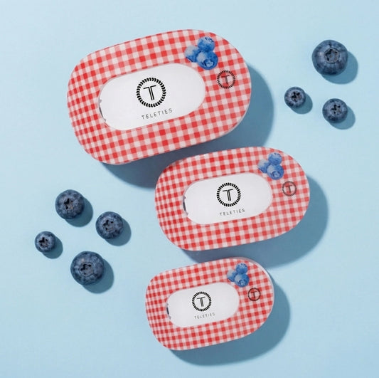 Teleties Blueberries Flat Hair Clip