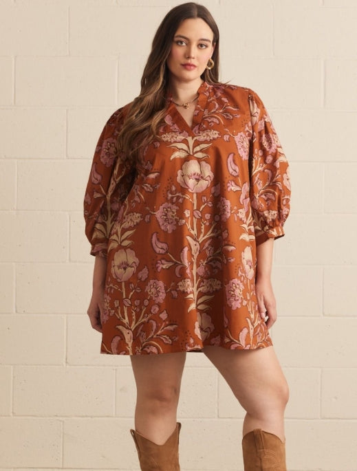 Falling For Florals Mini Dress