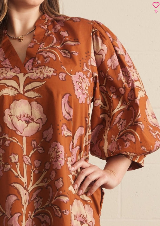 Falling For Florals Mini Dress