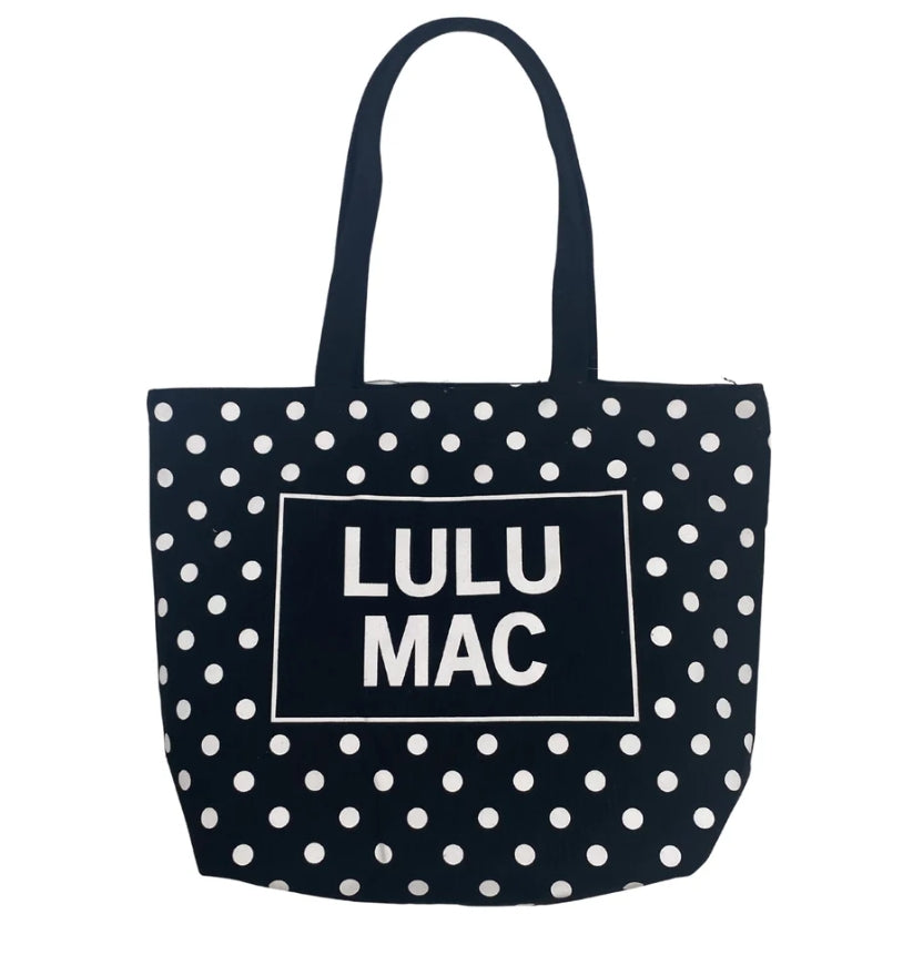 LULU MAC: Polka Dot Tote