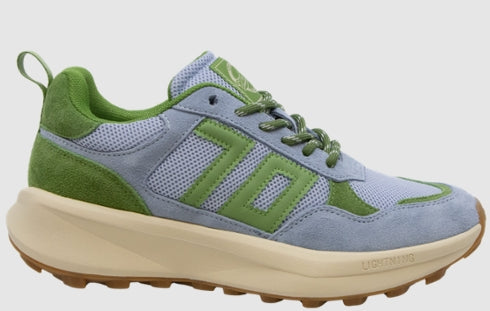 Back 70 Lightning Sneaker in Sky Light Green