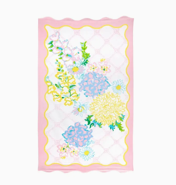 Lilly Pulitzer Scalloped Beach Towel