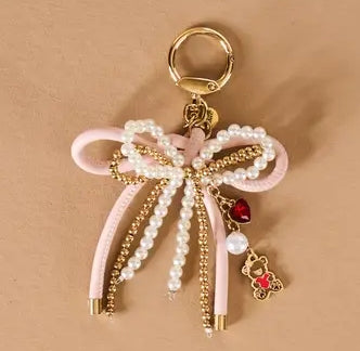 Blushing Bear Bag Charm