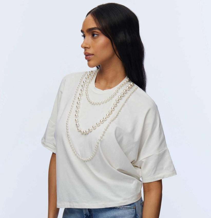 Lele Pearl Strand Tee