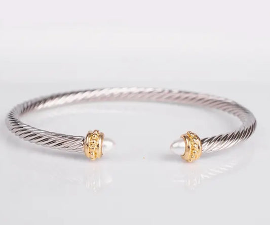 Pearl Cable Classic Bangle