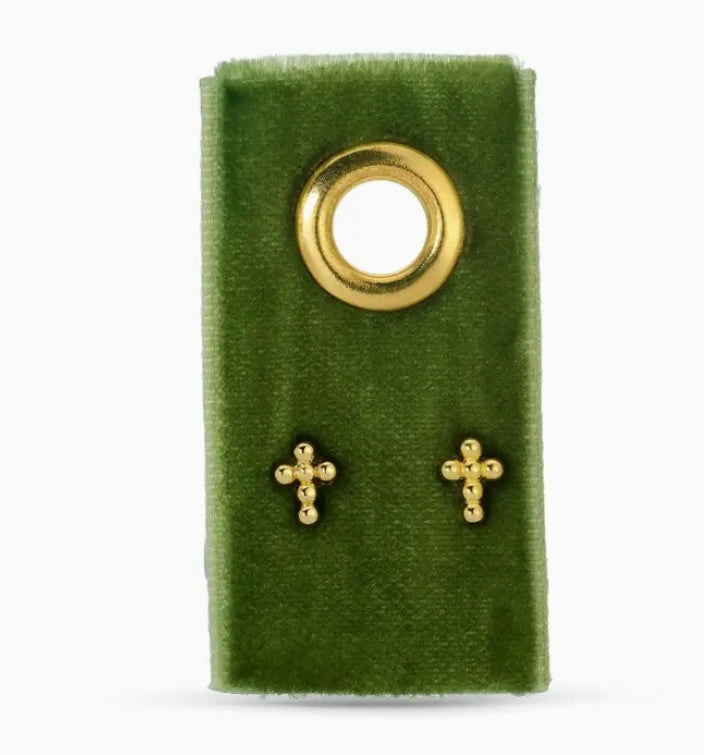 Velvet Tag Studs