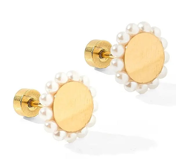 Screwback Stud Earrings