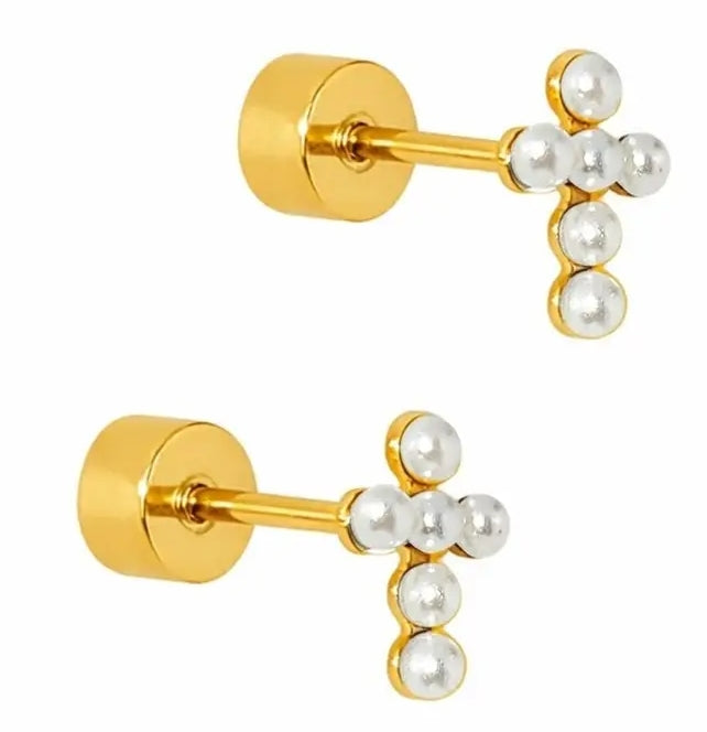 Screwback Stud Earrings