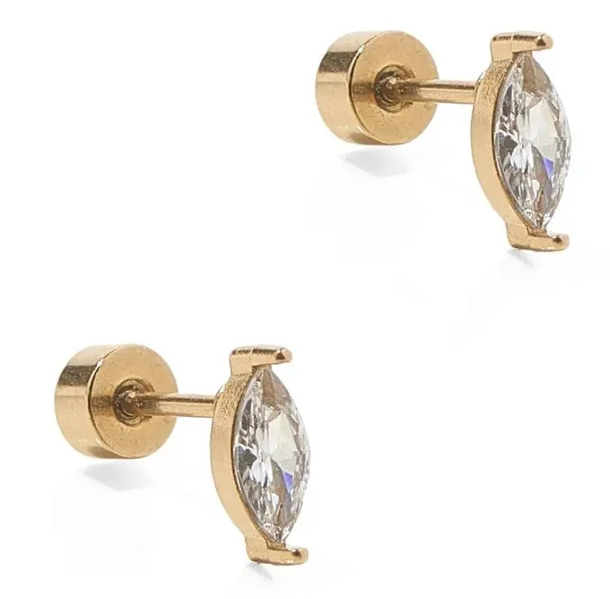 Screwback Stud Earrings