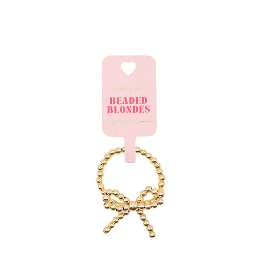 Beaded Bow Ring