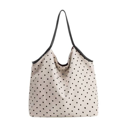 Cathy Ivory Polka Dot Tote Bag